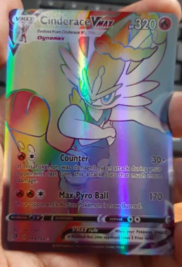 Gambar KARTU POKEMON TCG RAINBOW VMAX HOLOGRAM ENGLISH VERSION - CINDERACE dari orry spot official undefined Tokopedia