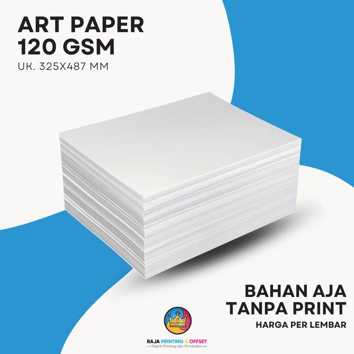 Gambar KERTAS BAHAN A3+ ART PAPER 120150 210 230 260 310 GSM TANPA PRINT - 120 GSM dari RAJA PRINTING DAN OFFSET undefined Tokopedia