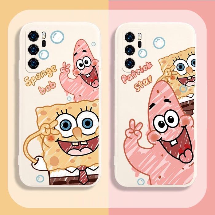 Soft Case Motif SpongeBob for iPhone 13 12 11 Pro MAX MINI X XR XS MAX  iPhone 13