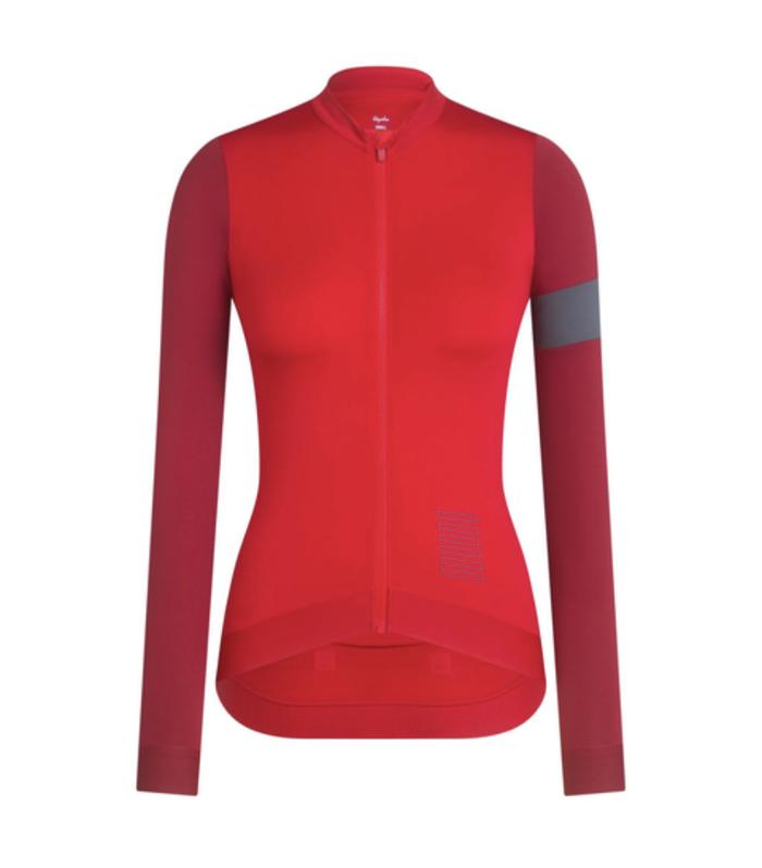 Gambar Rapha Women Jersey Pro Team Long Sleeve Training road bike wanita - Dark Red drred, M dari Running Bites undefined Tokopedia