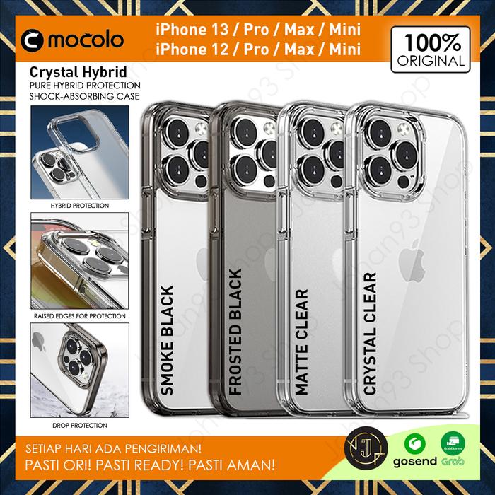 Gambar MOCOLO Crystal Hybrid Case iPhone 13 / 12 / Pro / Max / Mini Clear - iP 13 Mini, Matte Clear dari Johan93 Shop undefined Tokopedia