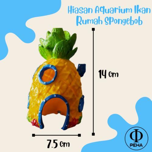 Gambar Dekorasi/Hiasan Aquarium Aquascape Rumah Spongebob and Friends - Rumah Spongebob dari Toko Peha undefined Tokopedia