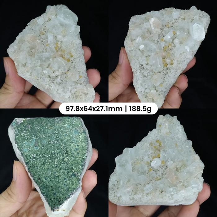 Gambar Apophyllite Stilbite Crystal Cluster Mineral Specimen - MC00202 dari Medan Central undefined Tokopedia