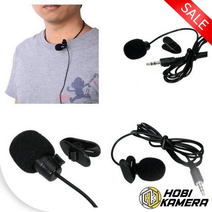 Gambar Clip On Mic untuk kamera, amply, komputer dll dari Hobi Kamera X Serba Hobi Makassar undefined Tokopedia