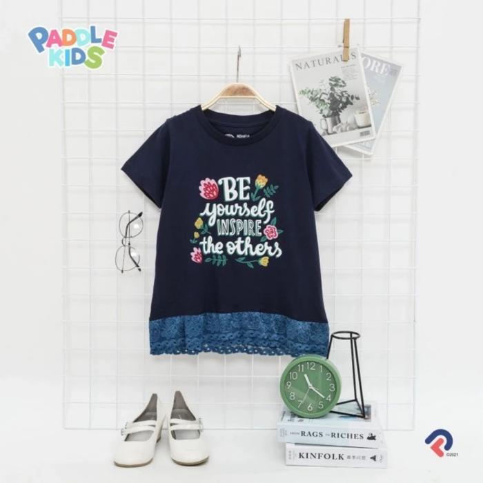 Gambar kaos anak perempuan brukat korea 3 4 5 6 7 8 9 10 11 12 tahun fanta - Navi, Size4 3-4thn dari CLODI ONLINE undefined Tokopedia