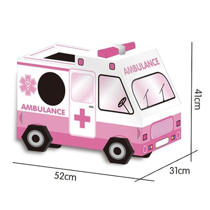 Gambar Lilbio diy board costume - diy kostum anak - prakarya anak - Ambulance dari Lilbil Toys 2 undefined Tokopedia