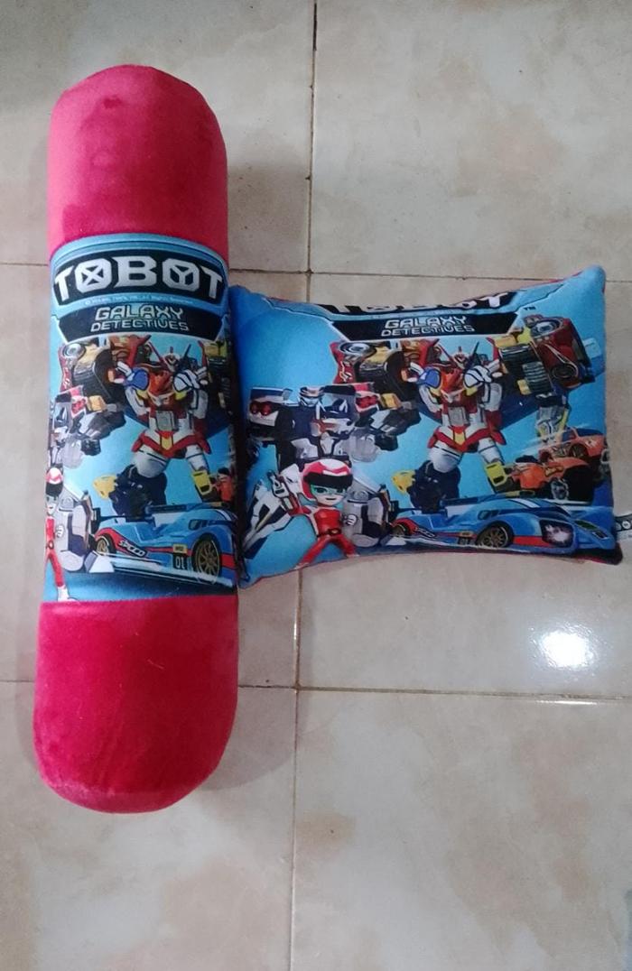 Gambar 1 set bantal dan guling anak balita tobot seriesRobot Tobot Tritan - Merah dari Isar production undefined Tokopedia