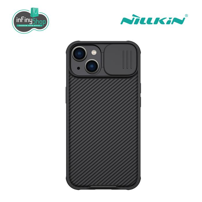 Gambar APPLE IPHONE 14 (6.1)/IPHONE 13 - NILLKIN CAMSHIELD PRO MAGNETIC CASE - Black dari Infinyshopid undefined Tokopedia