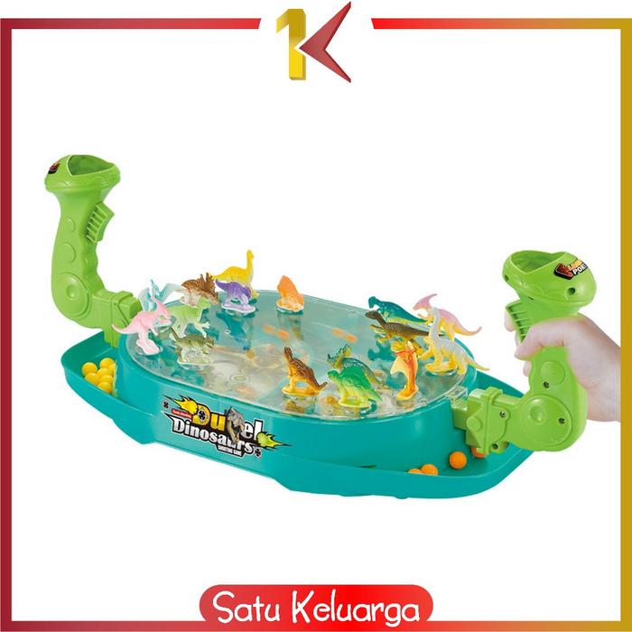 Gambar SK-M285 Mainan Dinosaurus Duel Games Tembak Bola Dinosaur Board Game S - M285, Biru dari Satukeluarga undefined Tokopedia