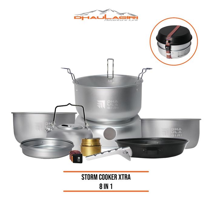 Gambar kompor camping spirtus strom cooker cookingset dhaulagiri not trangia dari Makadam Adventure undefined Tokopedia