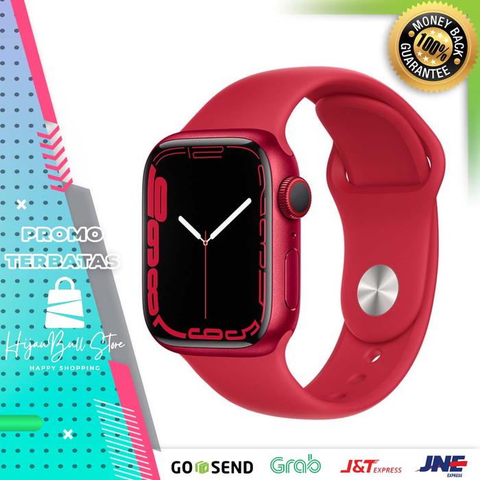 370 ファッション applewatch7 45mm GPS RED