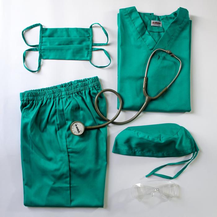 Gambar Baju Jaga/Seragam Medis/Scrub Medis/Baju Operasi/Baju Oka (Pendek) - Tosca, XS dari Its All Good Semarang undefined Tokopedia