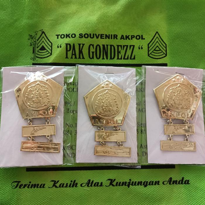 Gambar Brivet Tembak gantung - logo Akpol dari SOUVENIR PAK GONDEZ AKPOL undefined Tokopedia