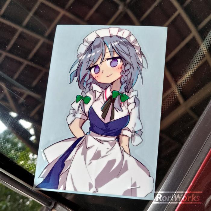 Gambar Stiker Kiss cut - Sakuya [Touhou] dari RoriWorks undefined Tokopedia