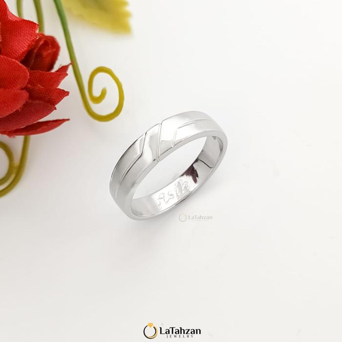 Gambar Cincin Kawin Couple Cincin Custom cincin Single Cincin Couple Magelang - silver pria dari Latahzan Jewelry undefined Tokopedia