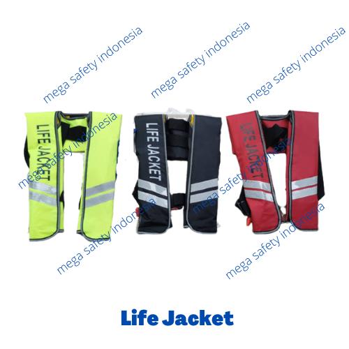 Gambar AUTOMATOC LIFE JACKET CO2, JAKET PELAMPUNG, Life Vest, Rompi pelampung - Hitam dari MegaSafety Indonesia undefined Tokopedia