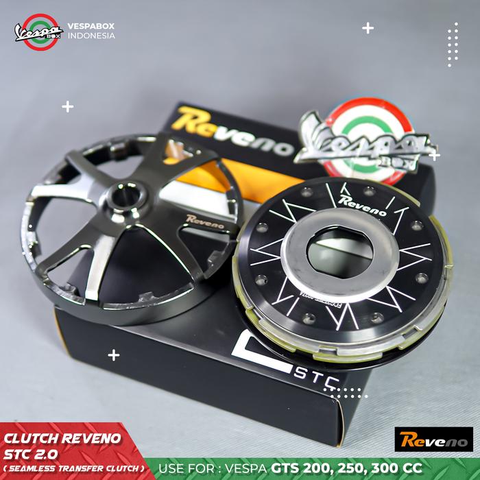 Gambar Reveno Clutch Seamless Transf STC 2.0 for GTS 200 250 300 cc dari Vespabox Indonesia_NEW undefined Tokopedia