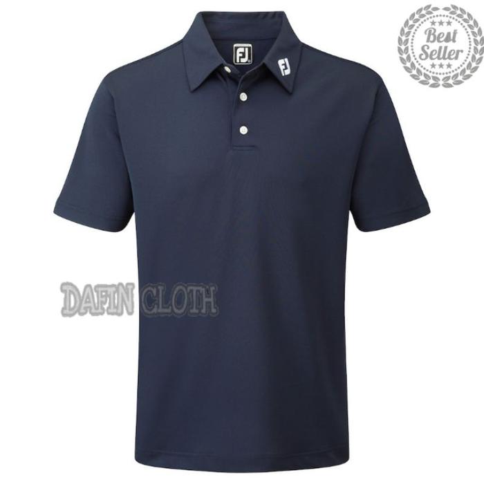 Jual Kaos Kerah Pria Polo shirt Golf Footjoy Biru, S Kota