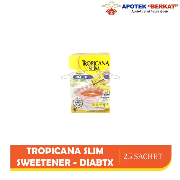 Gambar Tropicana Slim Sweetener DIABTX (25 / 50/ 100 Sachet) - 25 SACHET dari APOTEK BERKAT CITRA RAYA undefined Tokopedia
