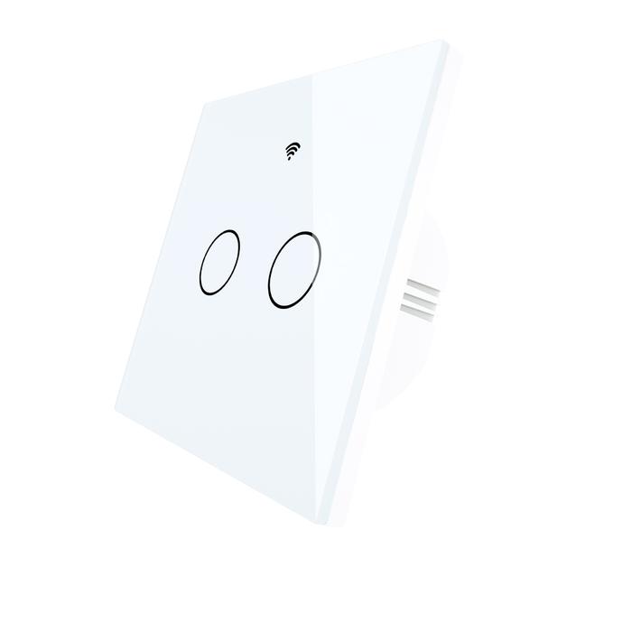 Gambar MOES - Smart Touch Switch 2 Gang - Saklar Sentuh Pintar 2 Switch - Putih dari MoesHouse Official Store undefined Tokopedia