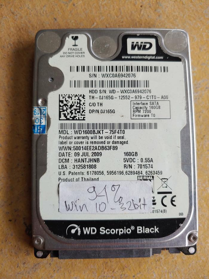 Gambar Hardisk Laptop 1TB 500GB 320GB 160GB HDD 2.5" sentinel dibawah 100 - 160GB 90% Tebal dari Gudang Indra Kota Administrasi Jakarta Barat Tokopedia