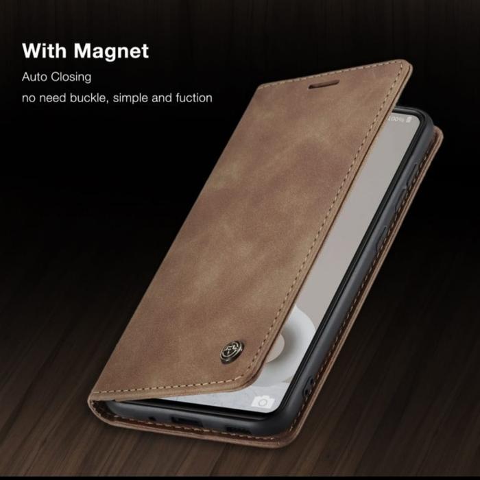 Gambar Retro Purse Casing Samsung Galaxy S21 Ultra S 21 Ultra Flip Case Cover - Coklat Muda dari Global Best undefined Tokopedia