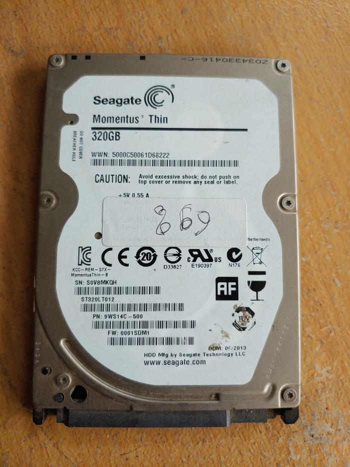 Gambar Hardisk Laptop 1TB 500GB 320GB 160GB HDD 2.5" sentinel dibawah 100 - 320GB 60% Tipis dari Gudang Indra Kota Administrasi Jakarta Barat Tokopedia