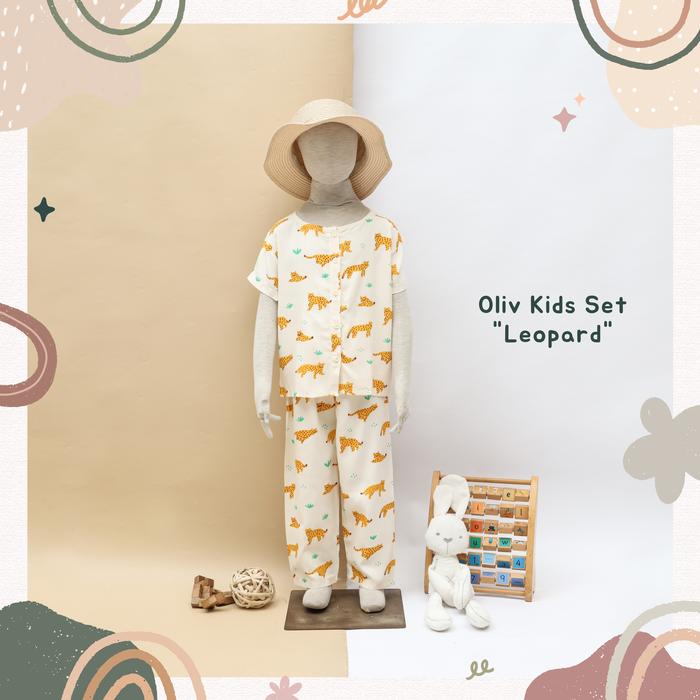 Gambar Oliv Kids Set - Leopard, M dari zave.id undefined Tokopedia