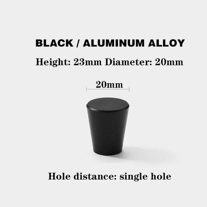 Gambar Handle Tarikan Pipa Bulat / Laci Pintu Lemari Minimalis Handle - Round, Hitam dari Cyber-MM undefined Tokopedia