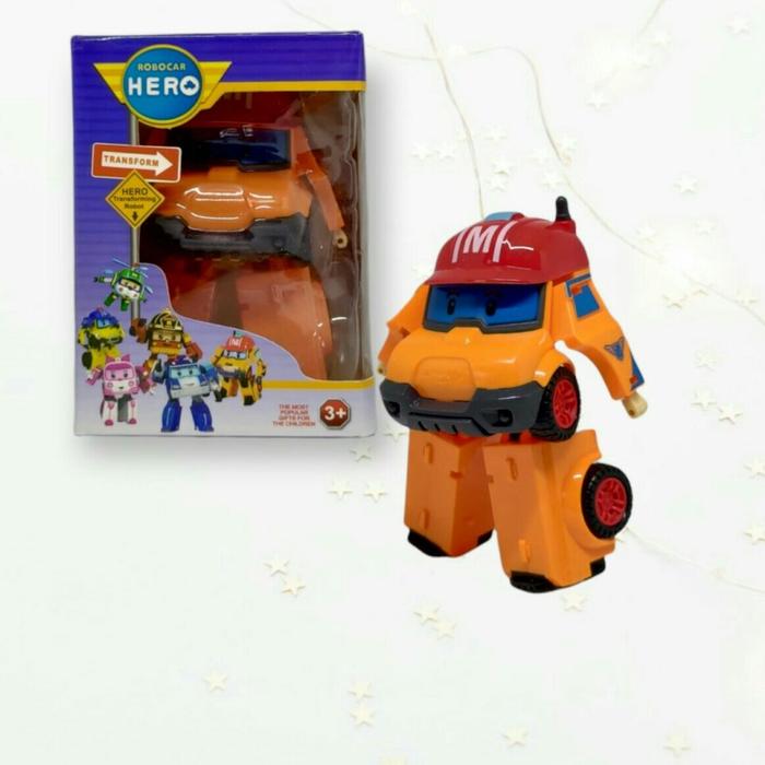 Gambar Mainan Robocar poli mark & bucky bisa berubah bentuk figure robot tran - Mark dari STARR BERKAH undefined Tokopedia