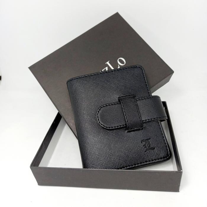 Gambar Dompet kartu laszlo lz 035 pu pattern leather/kulit sintetis - black teiga dari Fiorenza Bags undefined Tokopedia