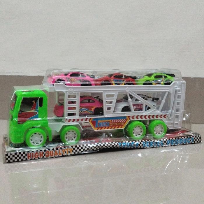 Gambar Mainan Anak Truk Bawa Anak - Hijau dari Toserba Toyss undefined Tokopedia
