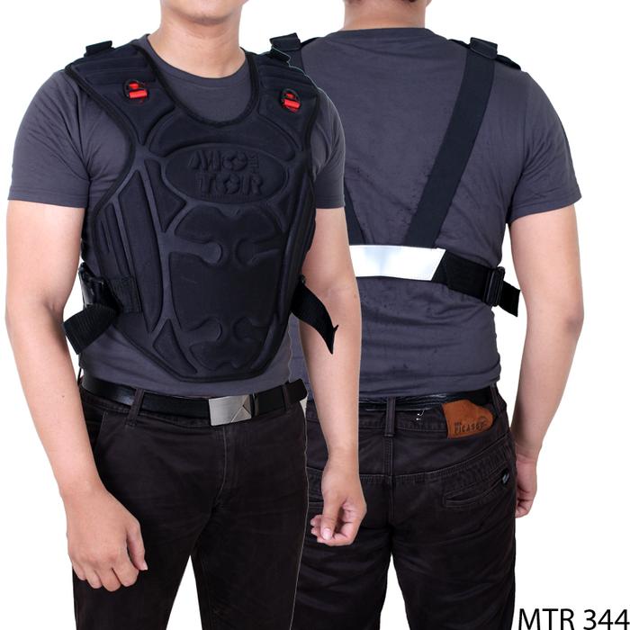 Gambar Rompi Pengendara Motor MTR 345 - Hitam A dari Gudang Fashion Id undefined Tokopedia
