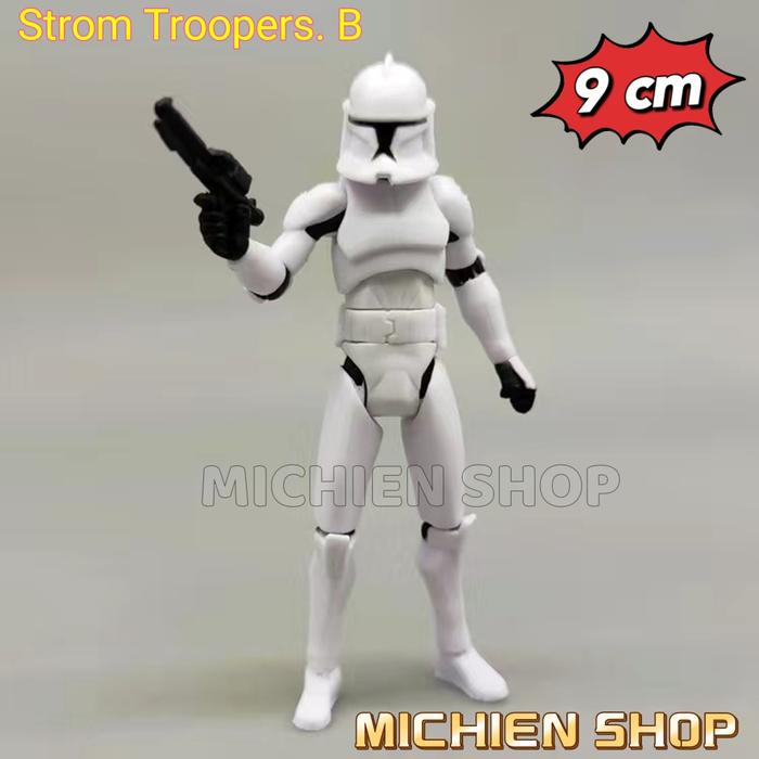 Gambar Star Wars Stromtrooper Action Figure Kylo Ren Darth Vader Clone troope - Stromtrooper B dari MICHIEN-SHOP undefined Tokopedia