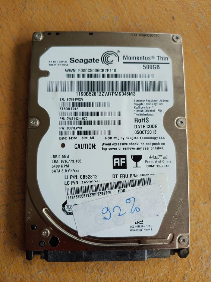 Gambar Hardisk Laptop 1TB 500GB 320GB 160GB HDD 2.5" sentinel dibawah 100 - 500GB 90% Tipis dari Gudang Indra undefined Tokopedia