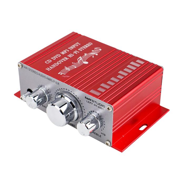 Gambar TaffSTUDIO Lepy Hi-Fi Stereo Amplifier Speaker 2 channel 20W - Merah dari web komputindo undefined Tokopedia