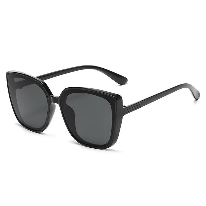 Gambar DENNOS GS-75 KACAMATA Korea Fashion Bingkai Persegi Terlalu Besar Wani - Hitam dari Acctehcno undefined Tokopedia