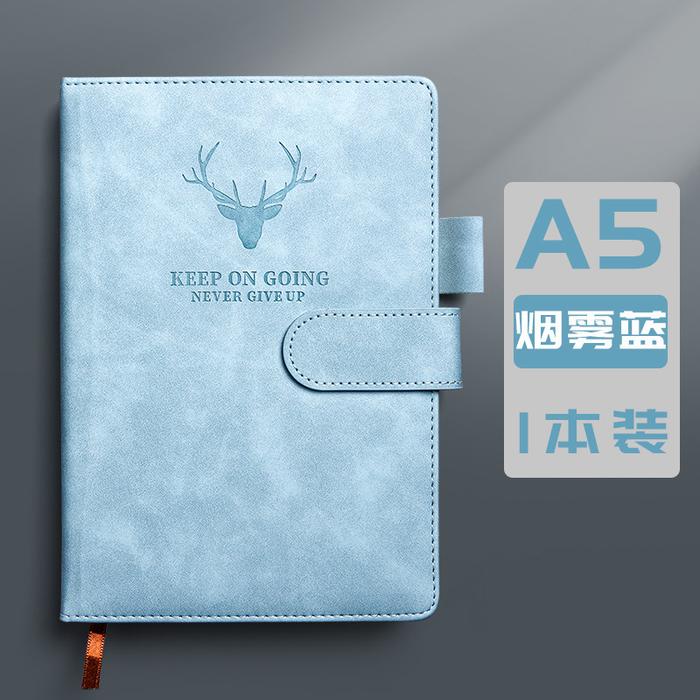 Gambar Buku Catatan Jurnal Bisnis Notebook Cover Kulit PU A5 Kerja Sekolah - Elegan BL Clip dari Beaute ID undefined Tokopedia