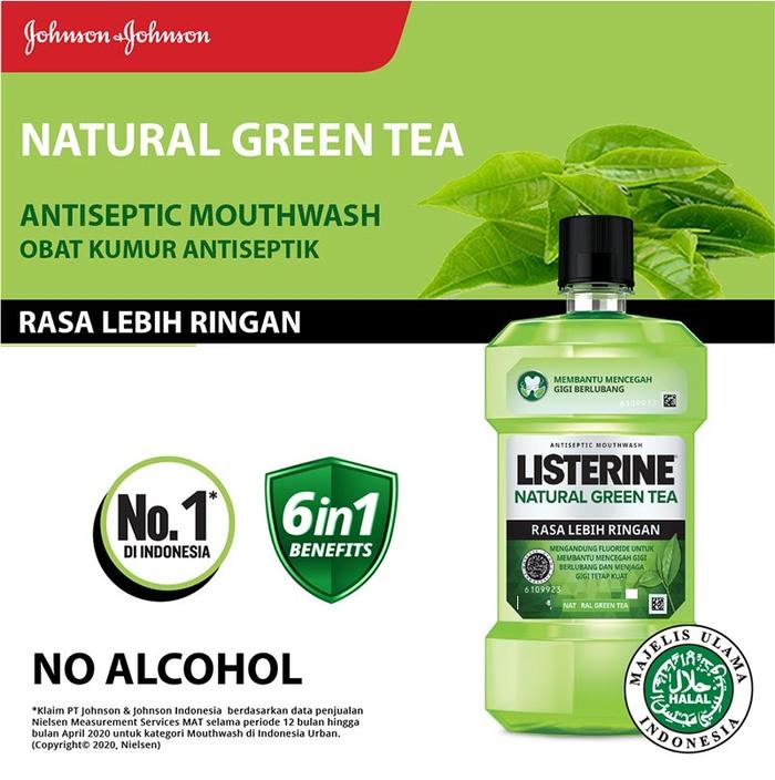 Gambar Listerine Mouthwash All variant-Pembersih Mulut Cair Listerine - Cool Mint, 250 ml dari Sunjaya Utama Mart undefined 2 Tokopedia