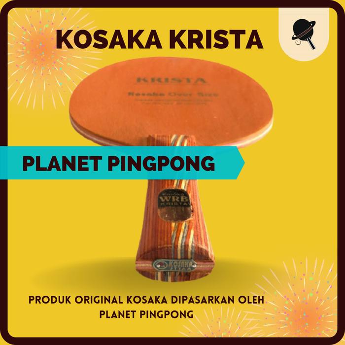 Gambar Bet rakitan kosaka pingpong tenis meja - krista dari Planet Pingpong undefined Tokopedia