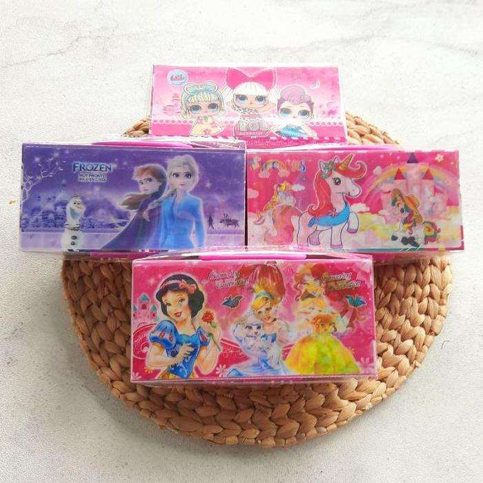 Gambar Ready Kotak Pensil Kode Susun 3 Karakter / Pencil Case Pin 3D / Fancy - 3D Kaca penuh, Frozen dari Isac Naton undefined Tokopedia