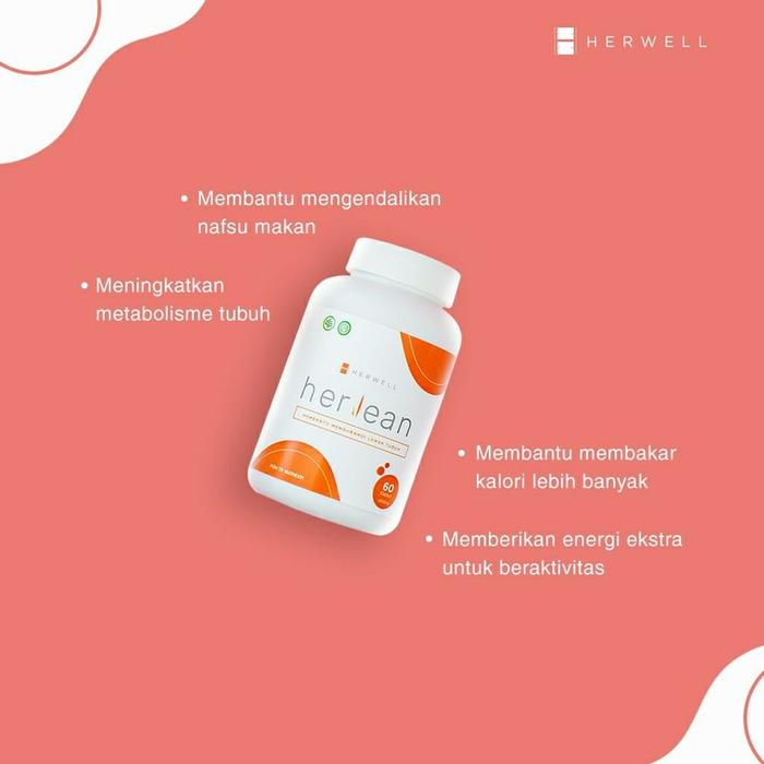 Gambar Herwell Herlean - Pelangsing Aman Bpom Dan Halal Penahan Nafsu Makan - 1 Botol dari Herwell Mall Official Store undefined Tokopedia
