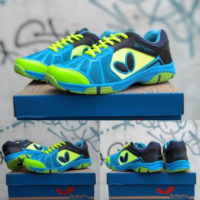 Gambar SEPATU TENNIS BUTTERFLY SEPATU TENIS BUTTERFLY SEPATU TENIS MEJA - 04 Sky blue, 44 dari IRPET SPORT undefined Tokopedia