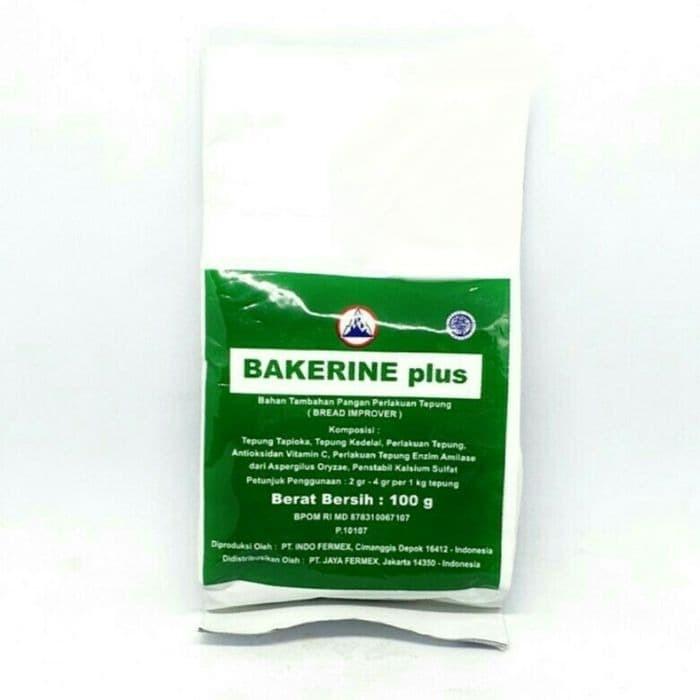 Gambar Bakerine Plus 100 gram bread improver pelembut roti Bakerin dari Sukasari Baking Bandung undefined Tokopedia