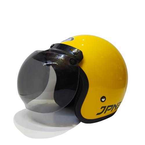Gambar HELM BOGO RETRO JPN KUNING GLOSSY - KC CMBUNG SMOKE, M dari VICTORY HELM undefined Tokopedia