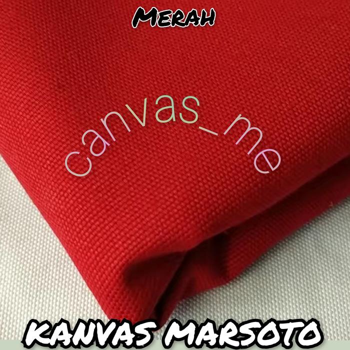 Gambar Kain Kanvas Marsoto - Merah dari canvas me undefined Tokopedia