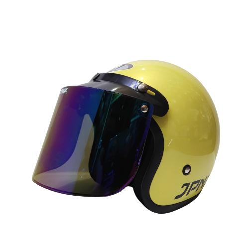 Gambar HELM BOGO RETRO JPN KUNING LEMON - kc datar rynbow, L dari VICTORY HELM undefined Tokopedia