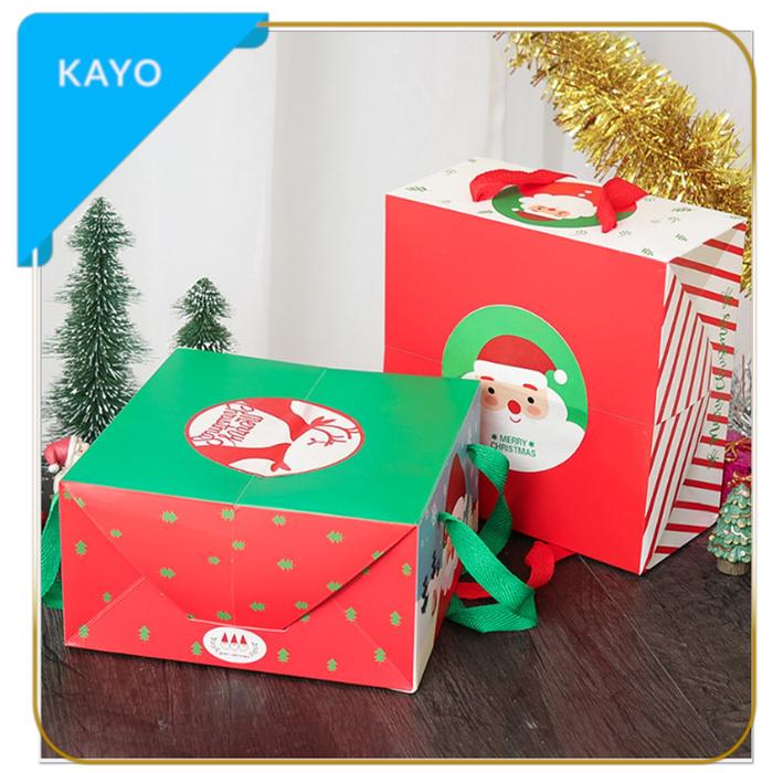 Gambar KOTAK NATAL, KOTAK KADO NATAL, X'MAS SOUVENIR BOX, KOTAK KARTON CAKE dari KAYO Celestial undefined Tokopedia