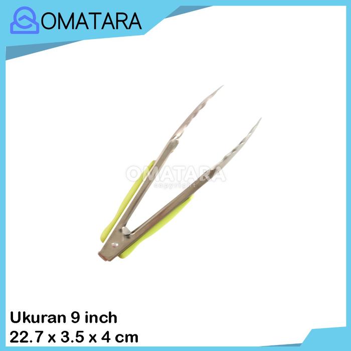 Gambar Komodo Jepitan Stainless Capitan Makanan Kue Gorengan Tahan Panas - 9 dari Omatara ID undefined Tokopedia