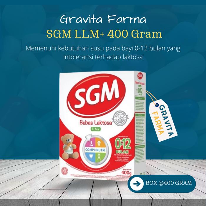 Gambar SGM LLM+ Bebas Laktosa 0-12 bulan - 400 gr dari Apotek Gravita Farma undefined Tokopedia
